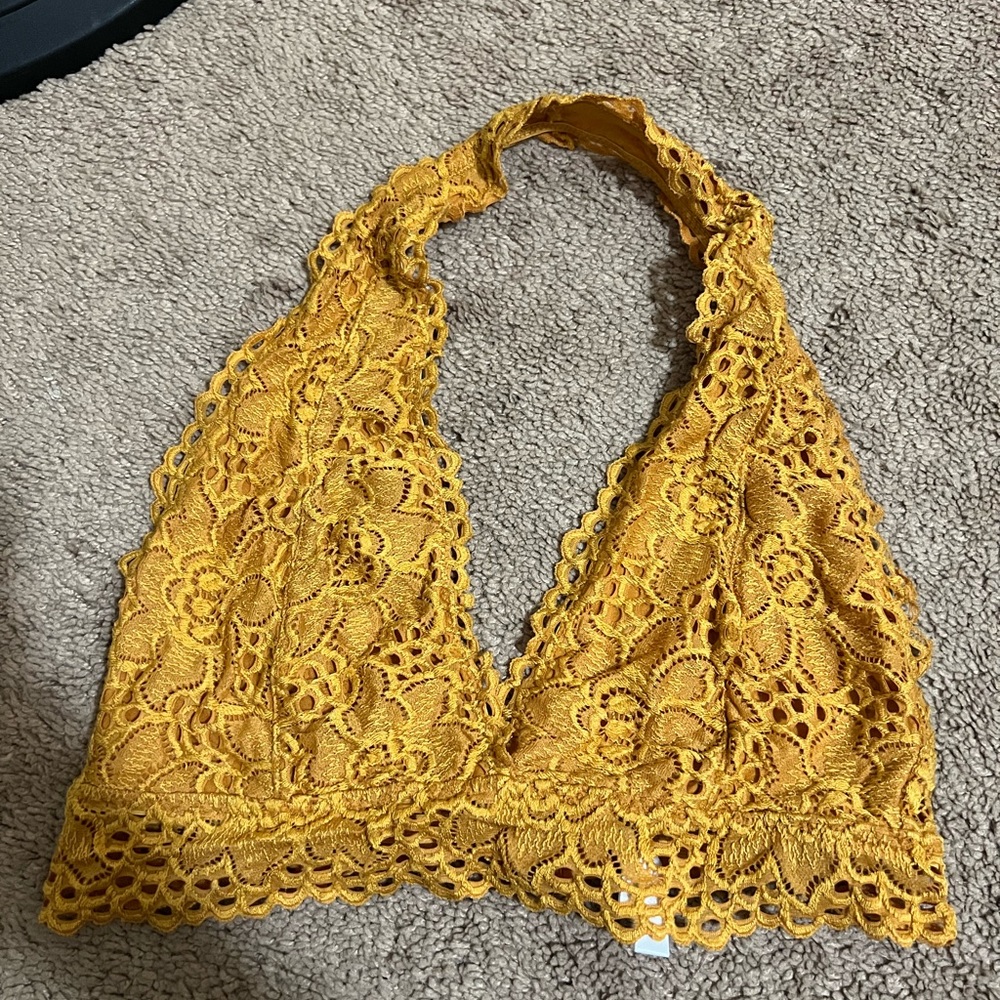 mustard yellow bralette!